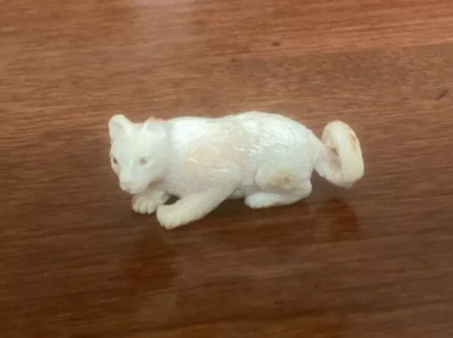 Mountain Lion Inuit Native American Indian Fossilized Bone