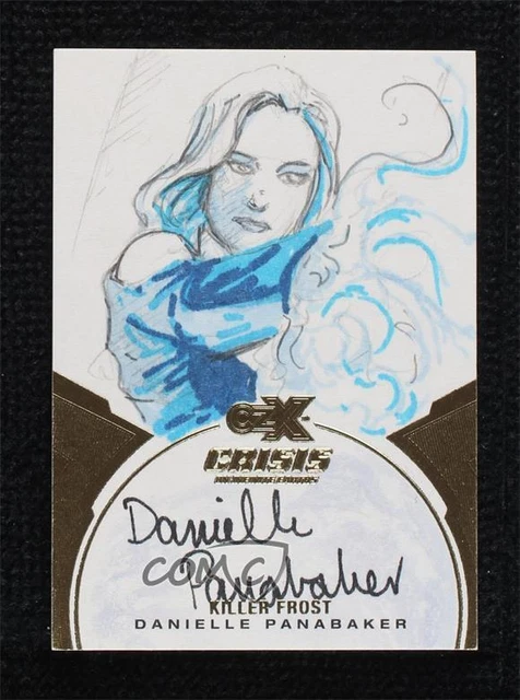 2022 czX Crisis on Infinite Earths 1/1 Danielle Panabaker Killer Frost Auto ob9