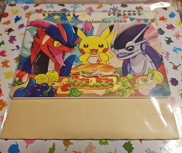 POKEMON CENTER ORIGINAL Desk Calendar 2024 From Japan 24.20 PicClick