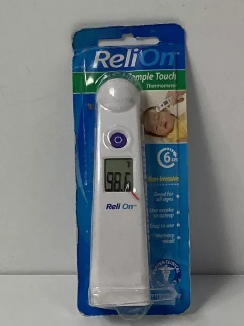 Reli On Forehead Thermometer Skin Digital Body Temperature Temple Touch