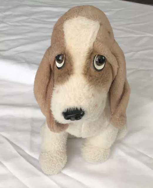 1976 Animal Fair 12” Plush Bogart Basset Hound Dog Puppy Stuffed Toy. SO Cute!
