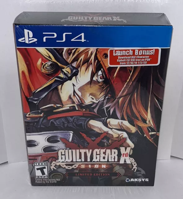Sony Playstation 4 : Guilty Gear Xrd Sign Limited Edition New SEALED RARE