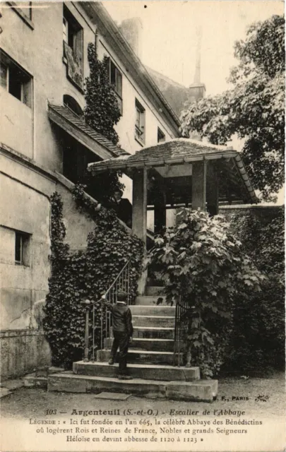 CPA Argenteuil (S.-et-O.) -Staircase of the Abbage - Legend: ... (290774)
