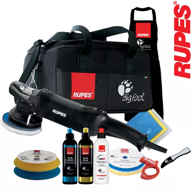 Rupes BigFoot LHR15 ES LUX lucidatrice eccentrica set di lusso cuscinetti lucidanti lucidatura