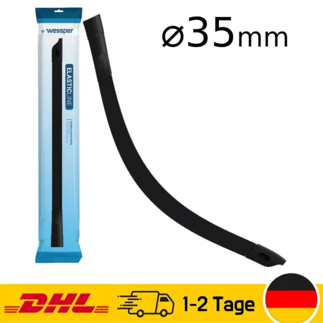 Flexible Fugendüse 35 mm für Staubsauger, 64 cm Lange, passend fur Karcher Bosch