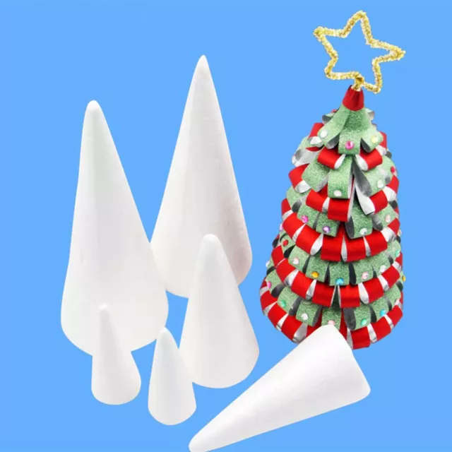 Craft Foam Cones for DIY Craft Projects Perfect for Any Idea or Design
