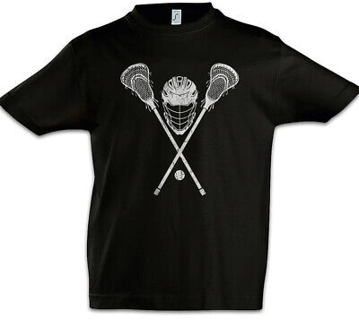 Lacrosse Gear Kids Boys T-Shirt Player Love Addiction Ball Lacrosse Stick