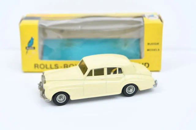 Vintage Original Budgie Rolls Royce Silver Cloud 102 Cream Model Boxed