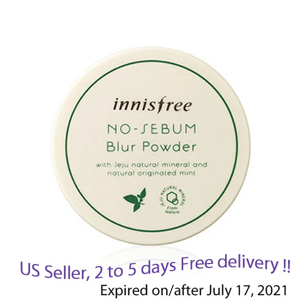 Innisfree No Sebum Blur Powder 0.18 Oz/5g + Free Gift Sample !!