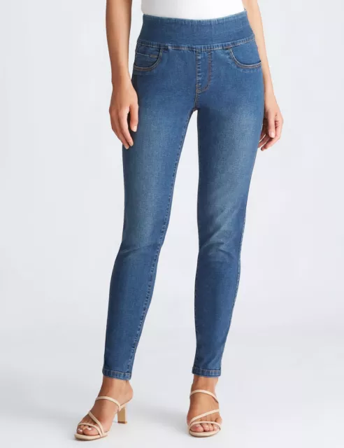 KATIES - Womens Jeans - Blue Full Length - Denim - Cotton Pants - Casual Fashion