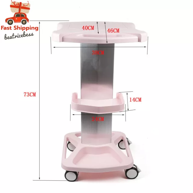 Trolley Stand Rolling Cart SPA Salon Storage For Ultrasonic Cavitation Machine