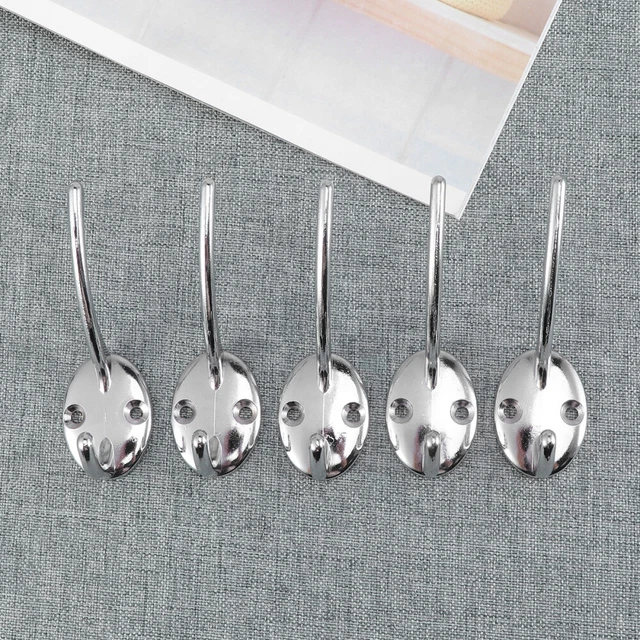 10 Pcs Wall Mount Clothing Rack Mounted Clothes Hanger Coat