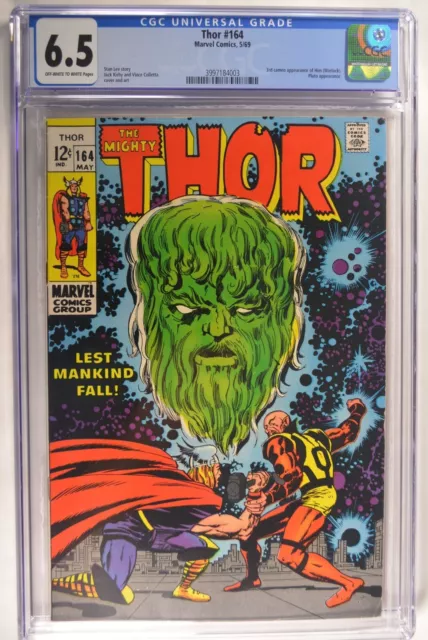 The Mighty Thor #164 CGC 6.5 3rd cameo app. of HIM (Warlock) Marvel  5/1969