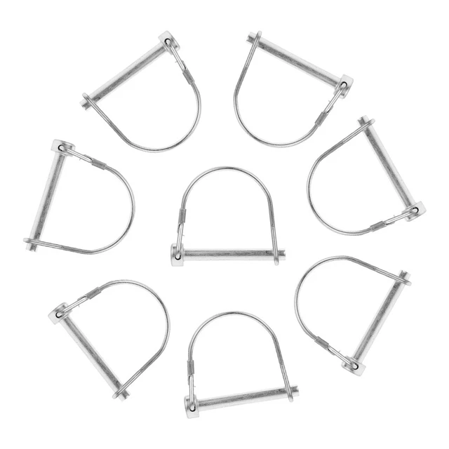8 Pcs Safety Pins Heavy Duty Locking Hitch Hardware Mechanical