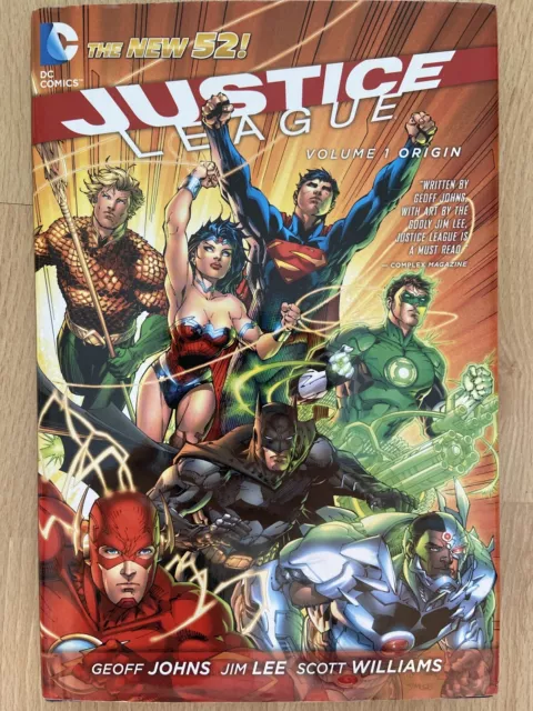 Justice League - Origin Vol. 1 by Geoff Johns (2012, Hardcover)