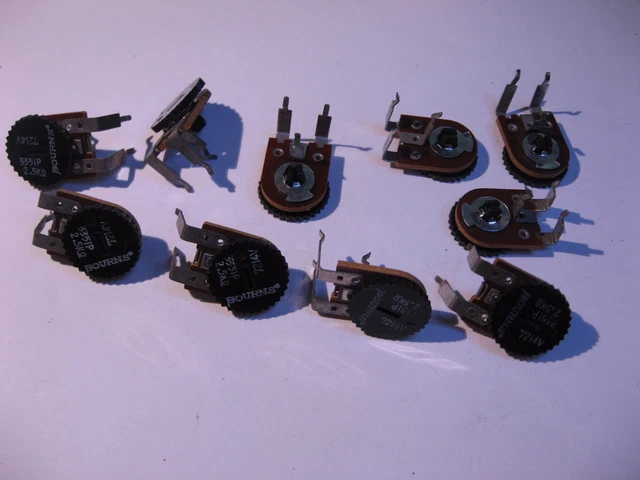Bourns 2500 Ohm 2.5K 2K5 Trimmer Potentiometer 3351P-252 Single Turn NOS Qty 10