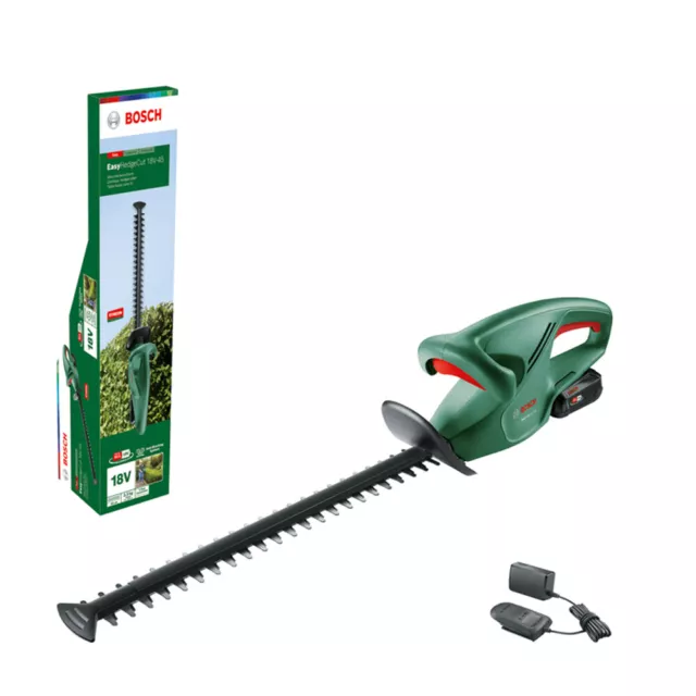 Bosch Akku-Heckenschere EasyHedgecut 18-45 mit Akku 2,0 Ah + Ladegerät