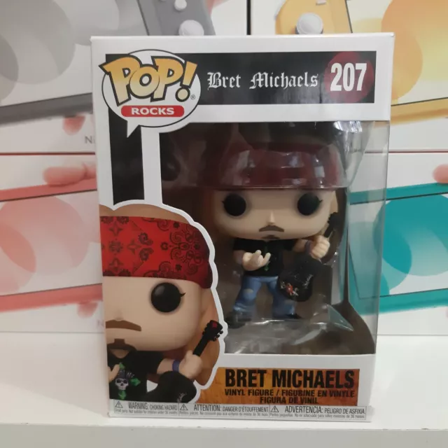 Funko Pop! n. 207 Bret Michaels NUOVO