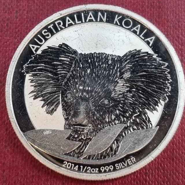 2014 1/2oz 9999 Silver 50 Cents Austalian Koala PROOF #67028
