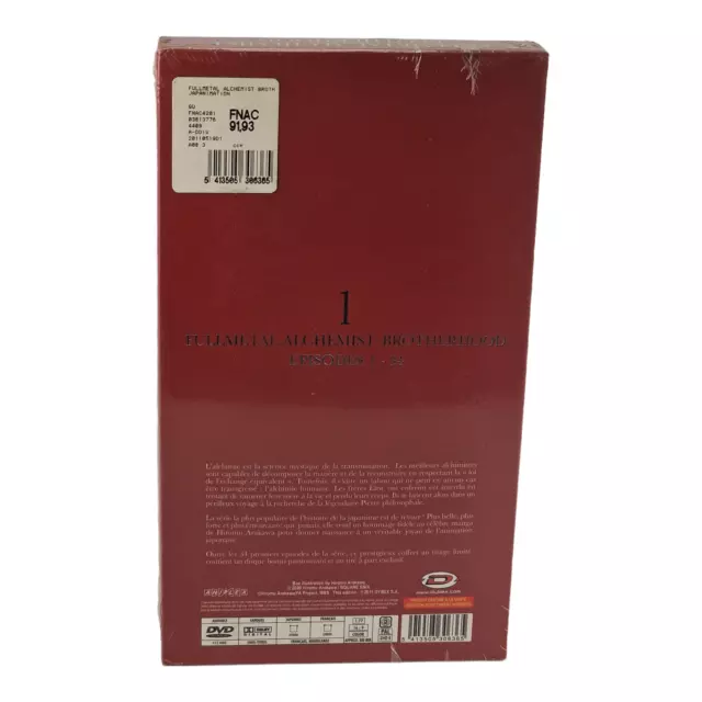 Fullmetal Alchemist Brotherhood - Gift Set 9 DVD - Part 1 - Edition Limited Box 3