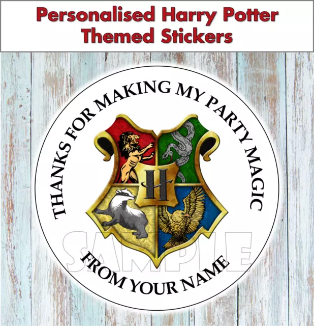 Personalised Harry Potter Party Invitations, Wizard Birthday