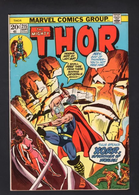 The Mighty Thor # 215 Vol. 1 Marvel Comics 73 VG/FN
