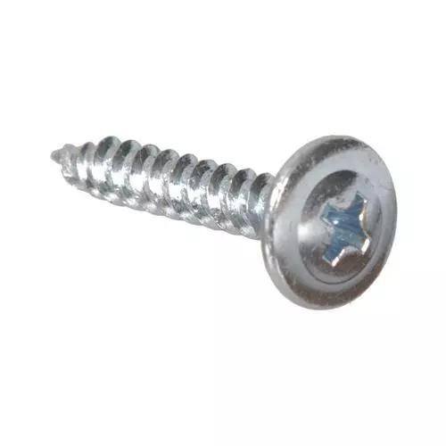 Hillman Fasteners  Zinc Truss Head Self-Piercing Point Lath Screws, #8 x 1.5-In.