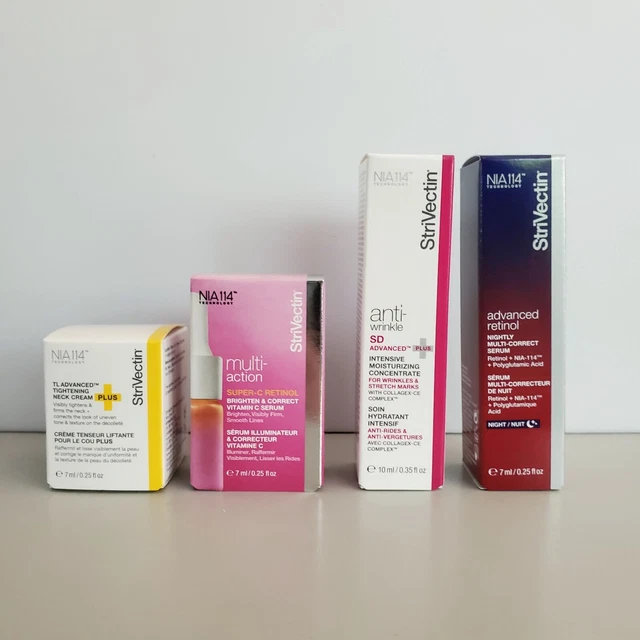 StriVectin MINI Skincare Retinol + Neck Cream + Vitamin C + Wrinkle Concentrate