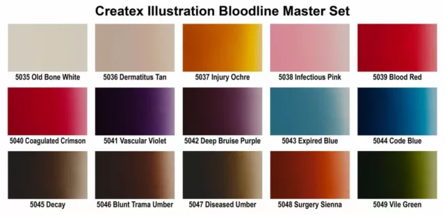 Createx Illustration Bloodline Master Set 2oz 2