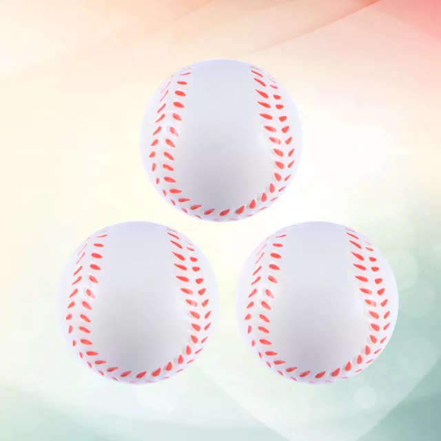 3pcs mini palle sportive spremere schiuma palline da baseball palle antistress