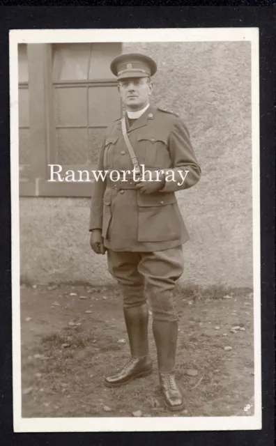 RP 1. Weltkrieg Armeekaplan/Vikar Cheshire regt Finlayson Ambler Interesse c1915 #2434