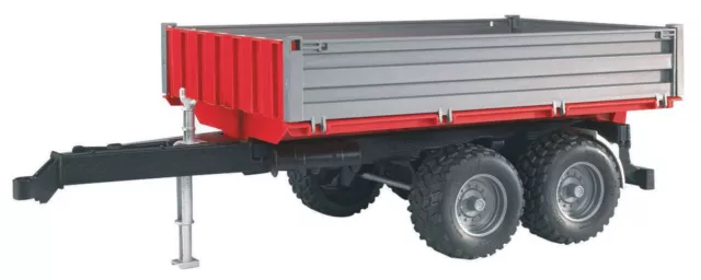 BRUDER, 2-axle trailer Ech:1/16, 1/16 scale, BRU2019