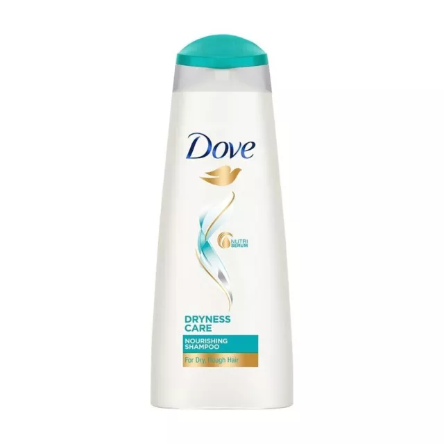 Champú Dove Dryness Care 340 ml, con complejo pro-humedad para cabello seco...