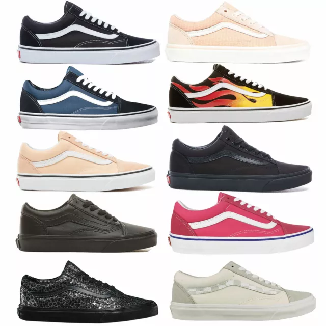 Vans Old Skool Damen-Sneaker Turnschuhe Skate Schuhe Halbschuhe Freizeitschuhe