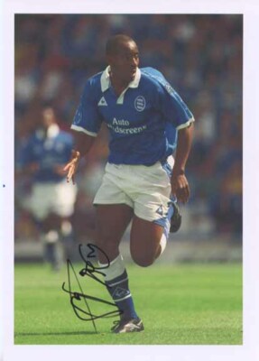 Dele Adebola - Birmingham - Signed Photo - COA (13506)