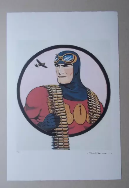 Mel Ramos ( Art Print )  " Aviateur "  ( Tirage Contemporain 500 Ex )