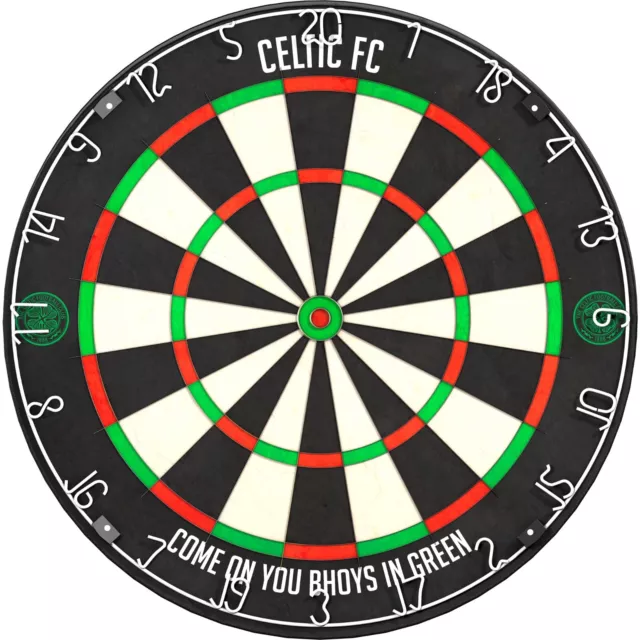 Celtic Football Dartboard Officially Licensed Crest FC