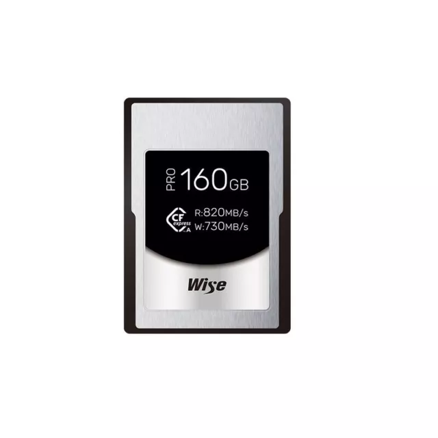 Wise CFexpress Type A PRO 160GB-Enwtickelt für die Serien Sony Alpha und FX