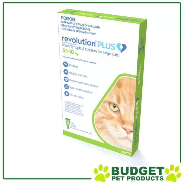 Revolution plus for Large Cats 5-10Kg 3 Pack