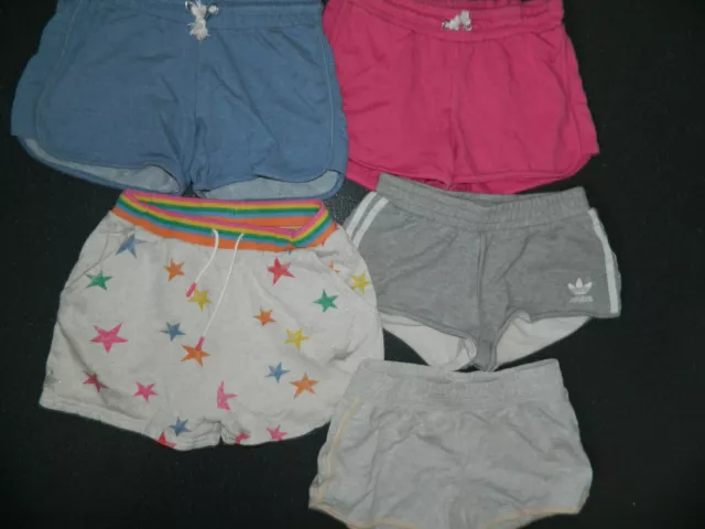 Girls summer Shorts Bundle Age 12/13 Years Slim Fit good Used