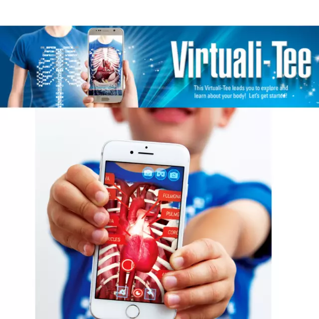 AR VR Virtual Reality Virtuali Tee - Human body, Science Kit for kids_T shirt 2