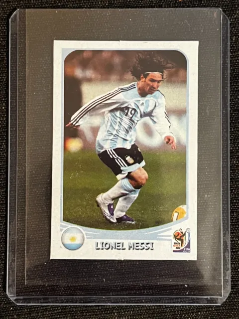 Cards Carte Wc Africa 2010 Argentina Lionel Messi No Panini Collector Toploader