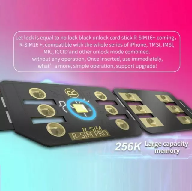2021 R-SIM16+ scheda RSIM sblocco nano per iPhone 12 11 13 Pro Max XR X 8 7 iOS15 4