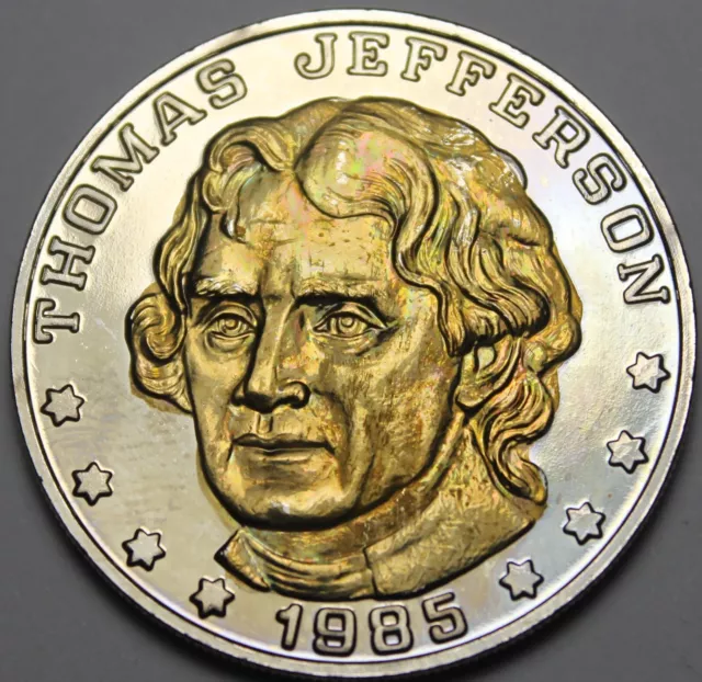 Historic Mint Double Eagle Thomas Jefferson Commemorative Medallion~Free Ship
