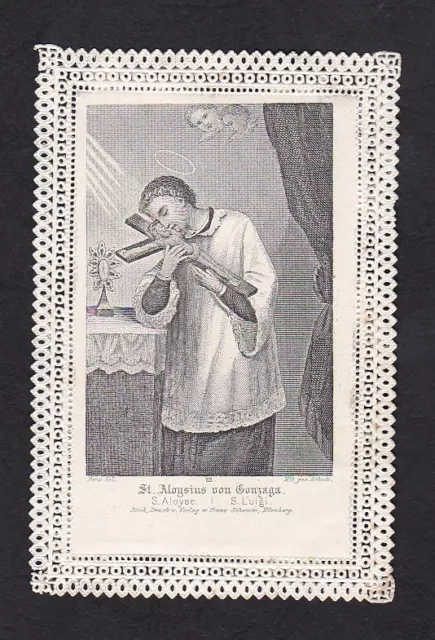 Santino S.luigi St.louis Canivet Pieuse Holycard  Andachtsbild Raro