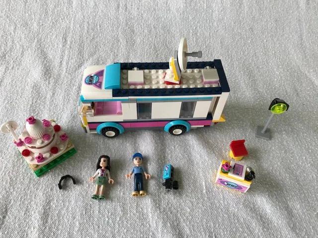 LEGO FRIENDS HEARTLAKE News Van 41056 Complete no instructions