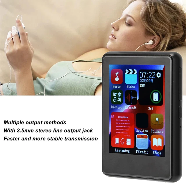 (Carte Mémoire))Lecteur MP3 5.0 Fonction E-Book Stable Lecteur De Musique
