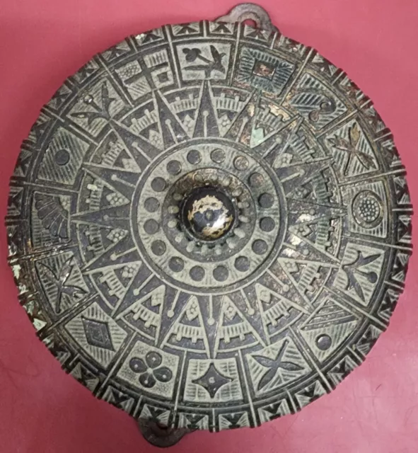 HEAVY Antique Decorative Eastlake Door Bell Bronze 1882 11 LBS. 1.2N OZ.
