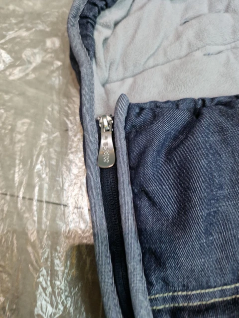 Mamas & Papas Pram URBO DENIM Cosy Toes Footmuff  fits Sola Flip Xt Denim washed 2