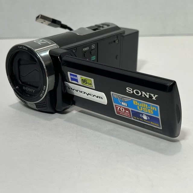 Videocámara digital Sony Handycam DCR-SX85 NEGRA 16 GB memoria flash lectura descripción
